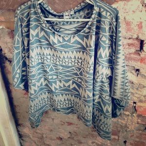 ASOS Tribal Print Top Size M